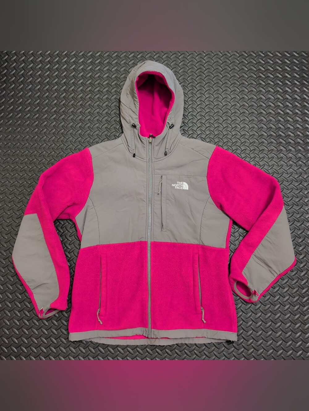 The North Face Denali hooded fleece jacket women's size Medium